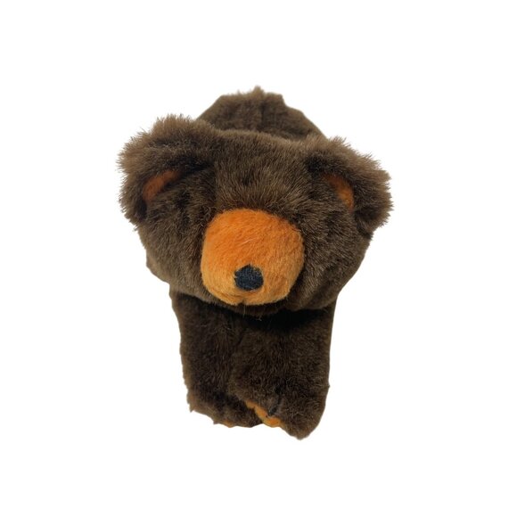 Brown Plush Bear Stuffed Animal Toy By On Time Promotions 8" Soft & Cuddly For K - Picture 1 of 8